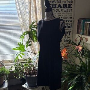 dressbarn Black One Shoulder Dress